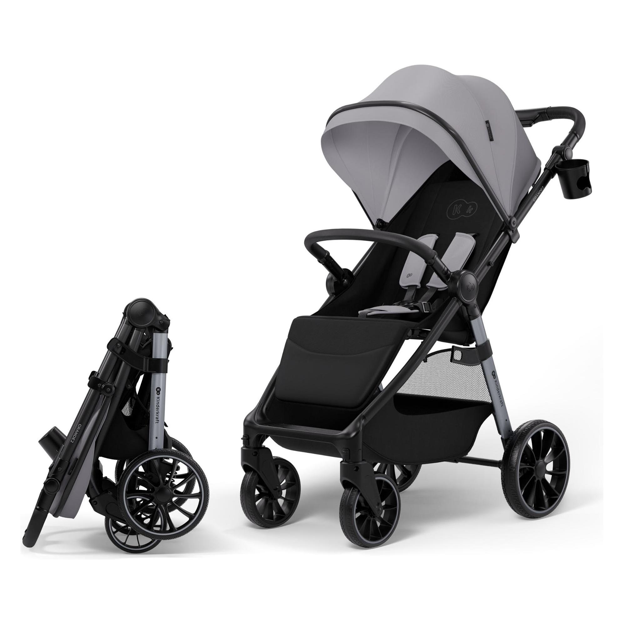 KinderKraft, Kinderwagen, Pushchair Grande 2 Moonlight Grey