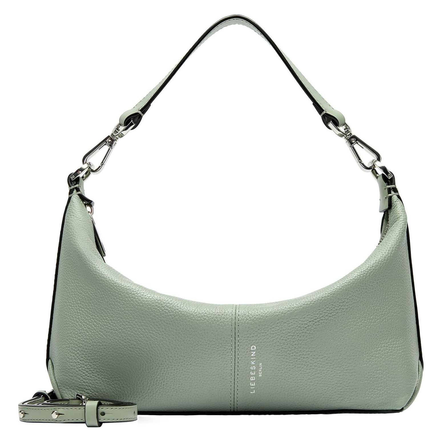 Liebeskind Berlin, Damen, Handtasche, Paris 4 Small Pebble Hobo, Grün