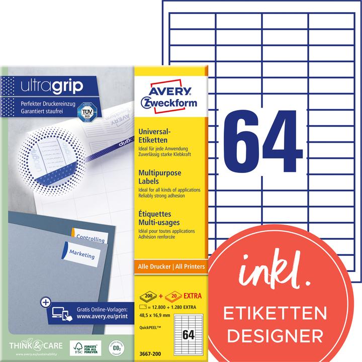 Productafbeelding Avery Universele etiketten