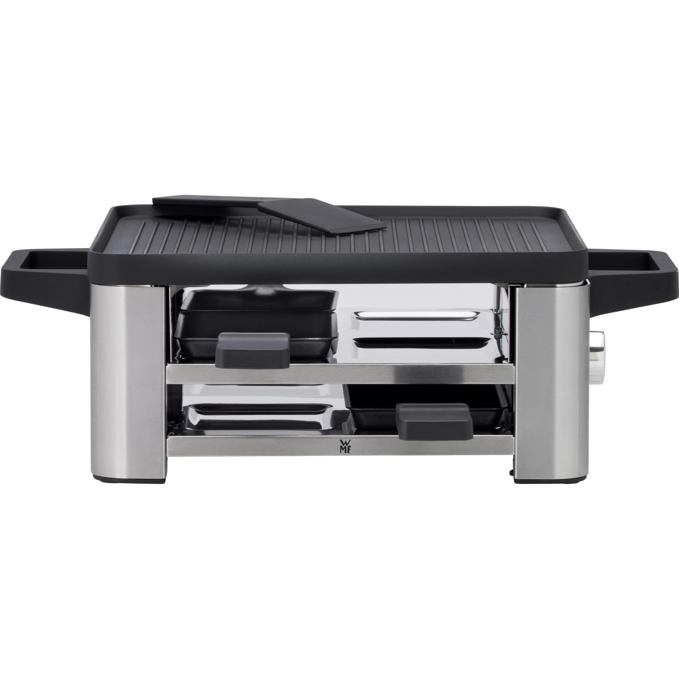 Thumbnail - WMF Lono Raclette 4 Personen, Racletteofen, Schwarz, Silber