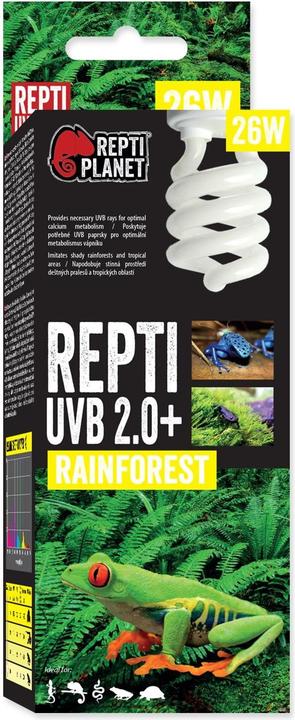 Repti Planet Terrariumlamp spaarlamp 2.0 26 W (UVA, UVB)