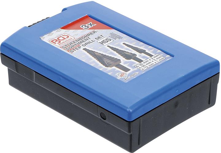 Actual product image BGS Step Drill Set Ø 4 - 30 mm 3 pcs. (4 - 30)
