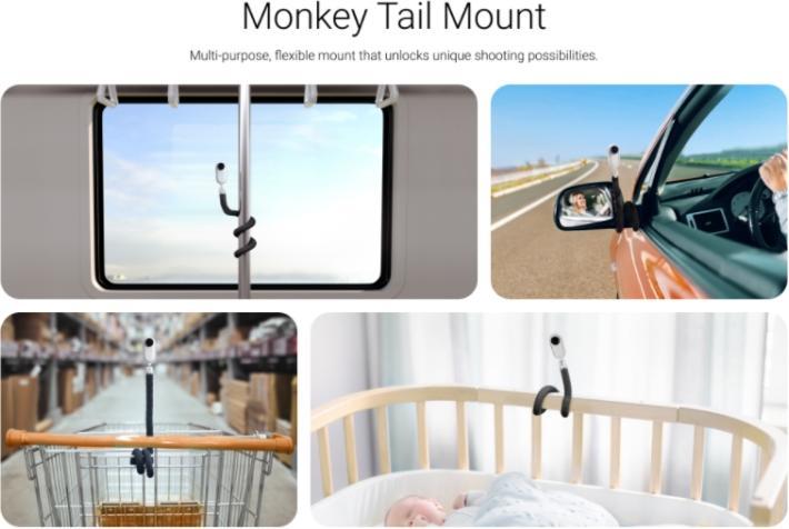Actual product image Insta360 One RS Monkey Tail Mount (One X2, Insta360 one X)