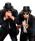 Image du produit SD Toys Blues Brothers statue PVC Jake & Elwood On Stage 17 cm