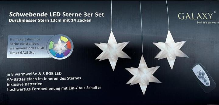 FHS Sterne LED kabellos ø13 ws 3SZ (0.33 m)