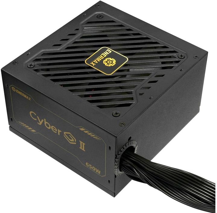 Enermax Power Supply 650W CyberG II 80+ Gold Black non-mod (650 W)