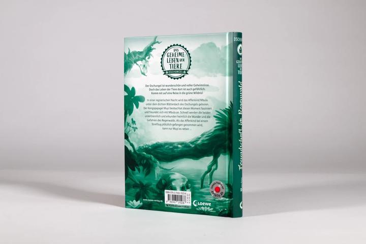 Actual product image Loewe Das geheime Leben der Tiere (Dschungel, Band 1) - Freundschaft im Regenwald (German, Loewe children's books, Marie Beschorner, Peer Martin, 2023)