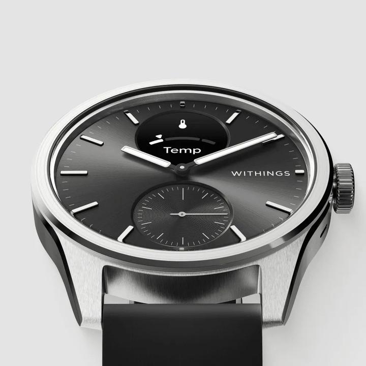 Produktbild Withings Unisexuhr Scanwatch 2 - 42mm black (Hybrid Uhr, 42 mm)