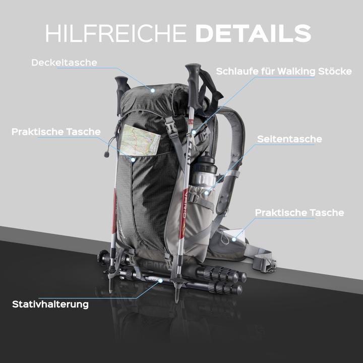 Produktbild mantona Elements Outdoor (Fotorucksack, 31.25 l)