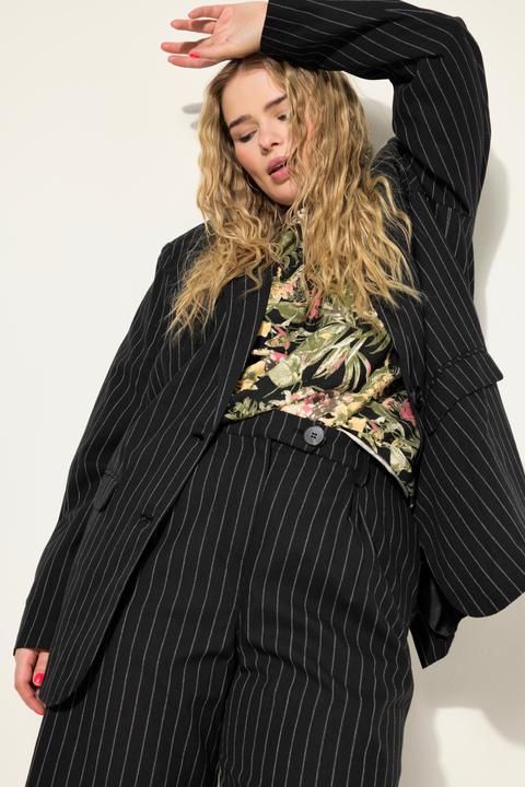 Image du produit Studio Untold Blazer avec col à revers, double rangée de boutons et fines rayures (46, 48)