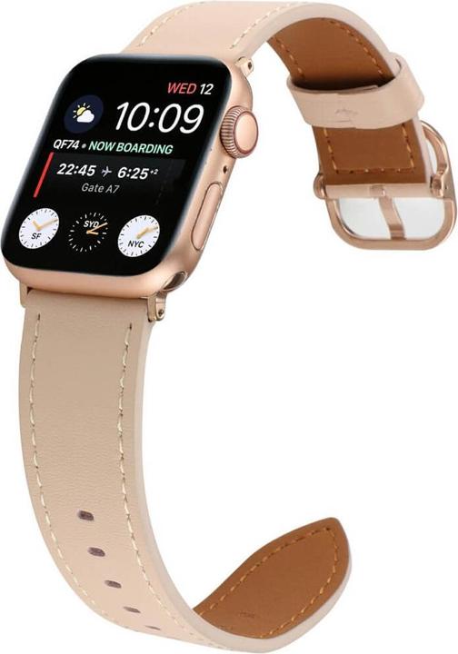Produktbild Cover-Discount Apple Watch 44/45/46/49mm - Ersatzband Armband Leder (Leder)