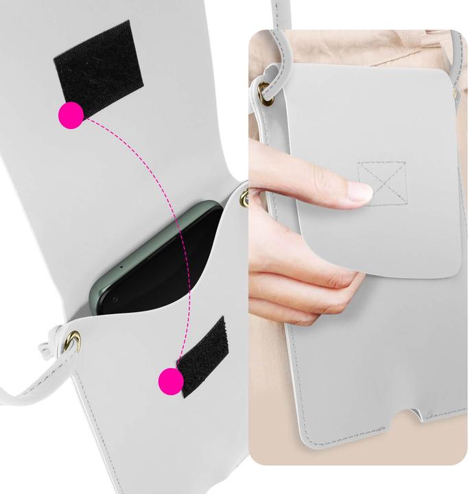 Image du produit Avizar Étui pour téléphone portable en similicuir avec compartiment pour carte Series (Universel)