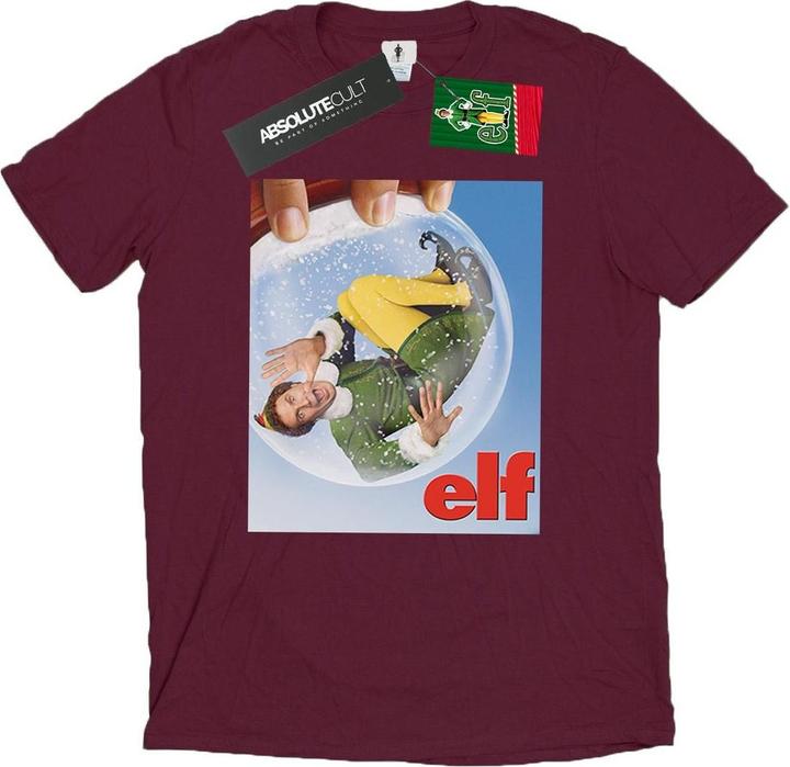 Immagine prodotto Elf Snow Globe Poster Maglietta Uomo (XL)
