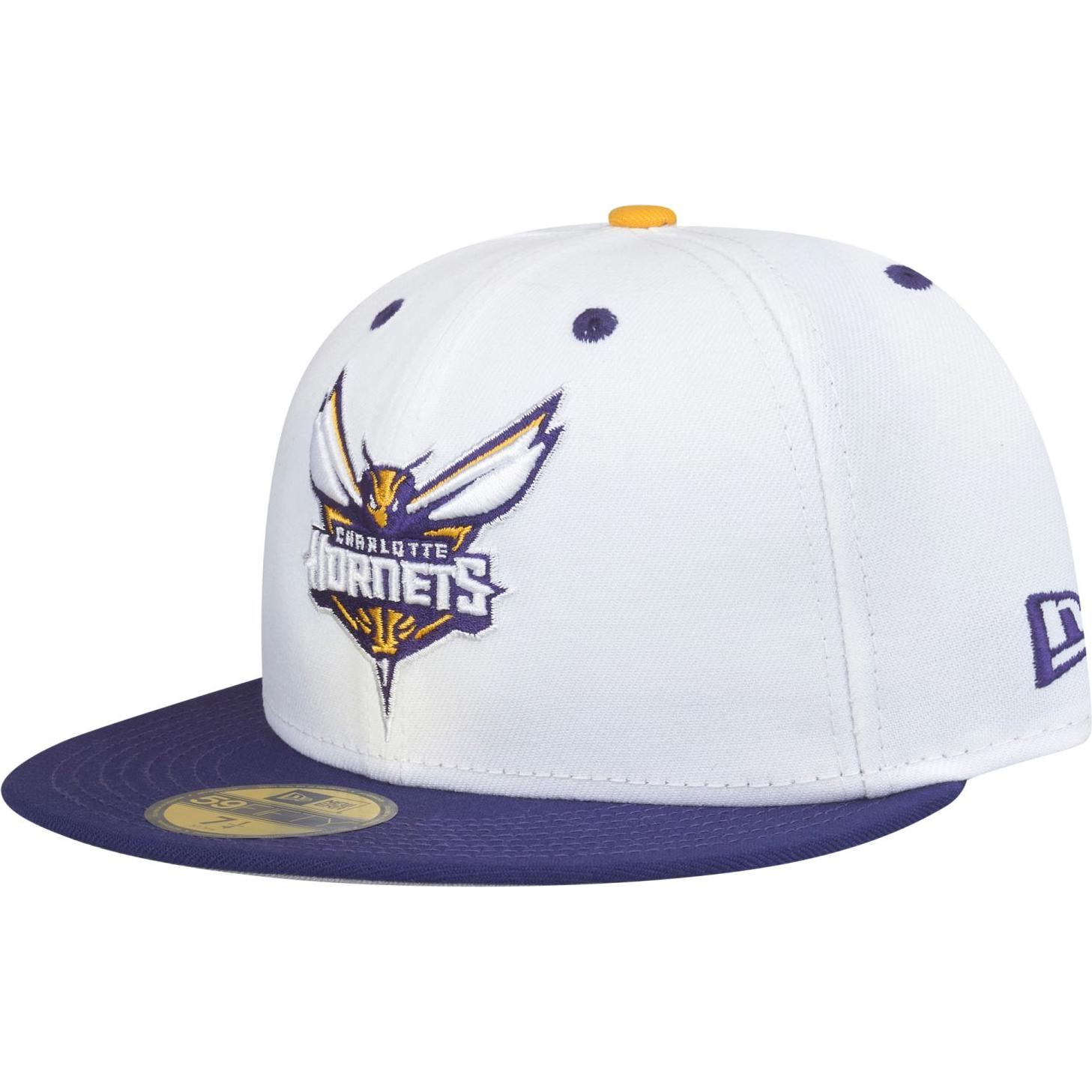 New Era, Herren, Cap, 59Fifty Fitted Cap - NBA Charlotte Hornets - 8, Weiss, (8)