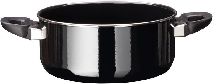 Image du produit Silit Kochtopf Bratentopf Induktion 24cm Glasdeckel 4,4l Modesto Line Silargan schwarz (Casserole, Silargan, 24 x 10.50 cm)