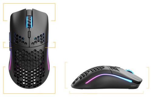 Actual product image Glorious PC Gaming Race Model O (Wireless)