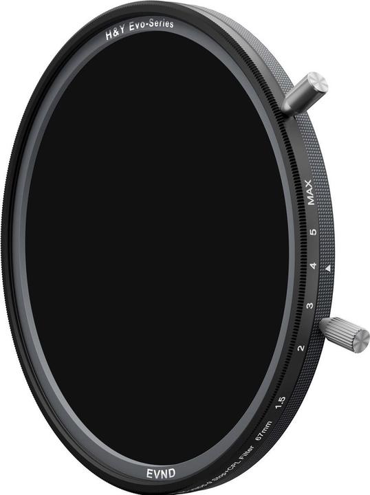 Actual product image H&Y HD EVO ND3-32 Filter Kit 67mm (67 mm, Neutral density filter)