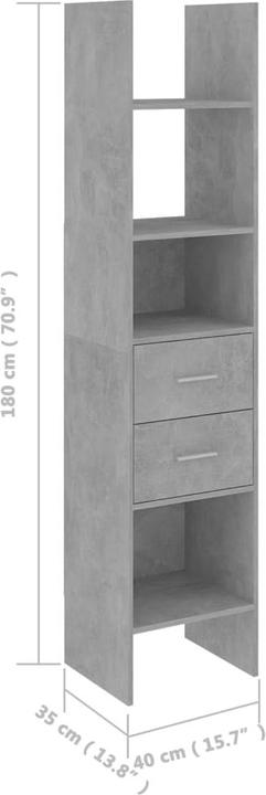Immagine prodotto vidaXL Leonhard (40 x 35 x 180 cm)
