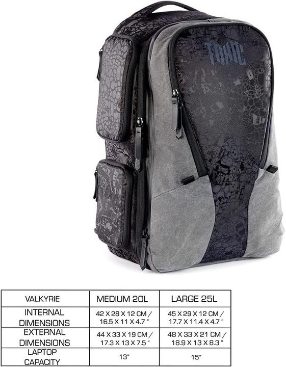 Produktbild 3 Legged Thing Valkyrie Camera Backpack L Water Resistant "Frog" Pocket Onyx (25 l)