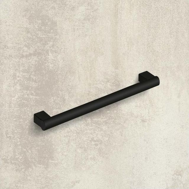 Actual product image Hettich Griff Vieste, 128mm, Schwarz matt