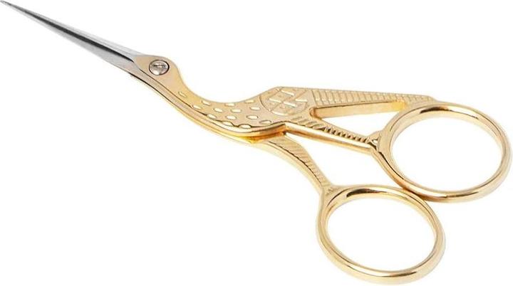 Image du produit ASMI Goldene Stickschere in Storchform (9 cm)