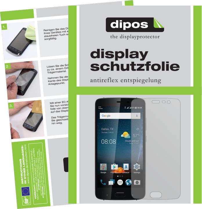 Dipos 2x Pellicola Protettiva Antiriflesso Per Cubot Max – Opaca, Anti-impronte, Made In Germany - 2