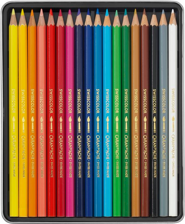 Produktbild Caran d'Ache Swisscolor Aquarelle (Mehrfarbig, 18 x)