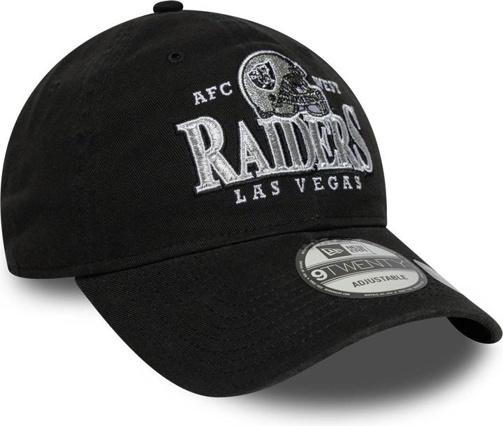 Actual product image New Era 9Twenty Adjustable Cap - Helmet Las Vegas Raiders