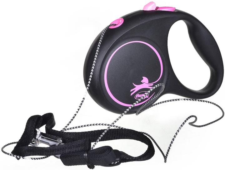 Productafbeelding Flexi Zwart Design Touw (S, Hond, Algemeen)
