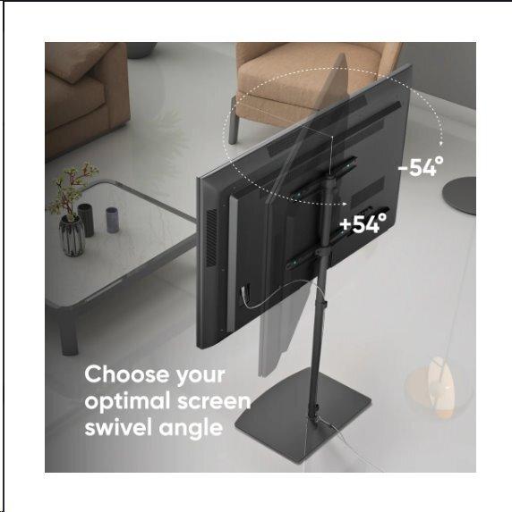 Produktbild Onkron TV SET ACC FLOOR STAND /30-60"/BLACK TS5065-B (41 kg, 30" - 60")