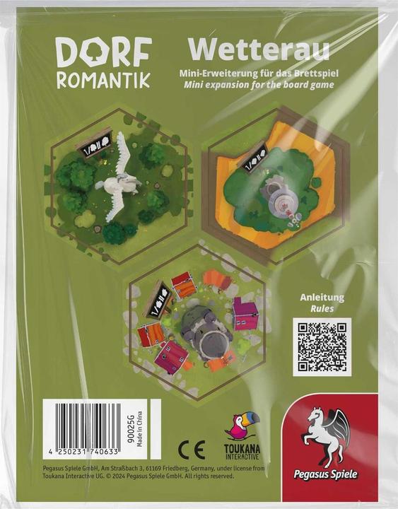 Produktbild Pegasus 90025G - Dorfromantik - Das Brettspiel: Wetterau (Mini-Erweiterung) (DE,GB) (Deutsch, Englisch)