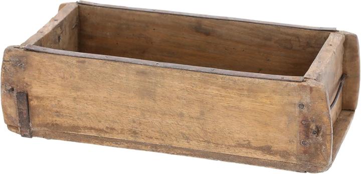Image du produit Novaliv Holzkiste Vintage 30 x 15 x 10 cm Alte Ziegelform Holz EIN KAMMER Allzweckkiste aus recycelt (15 cm, 1x)