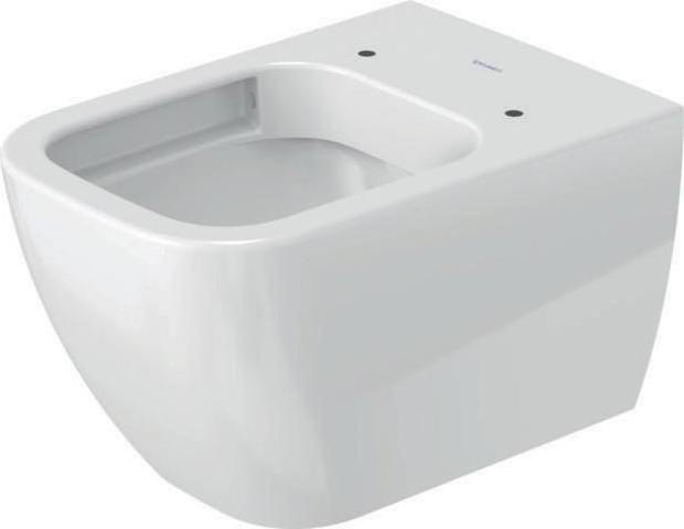 Produktbild Duravit Wand-WC HAPPY D.2 RIMLESS tief, 365x540mm HygieneGlaze weiss