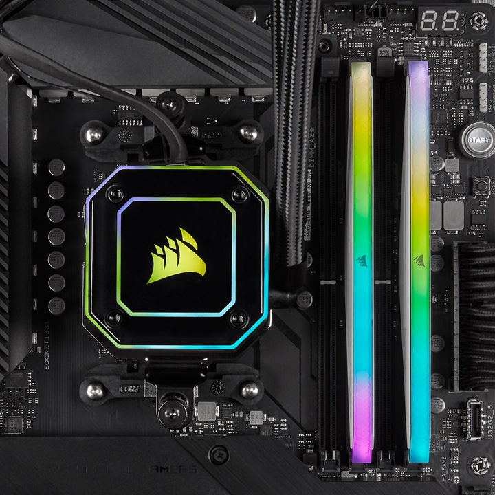 Produktbild Corsair Vengeance RGB RT (2 x 32GB, 3200 MHz, DDR4-RAM, DIMM)