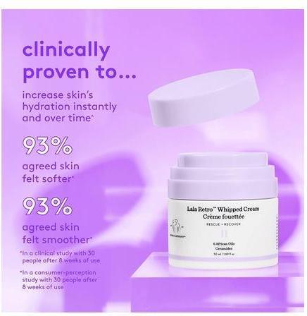 Image du produit Drunk Elephant Lala Retro Whipped Cream (50 ml, Crème de jour, Crème de nuit)