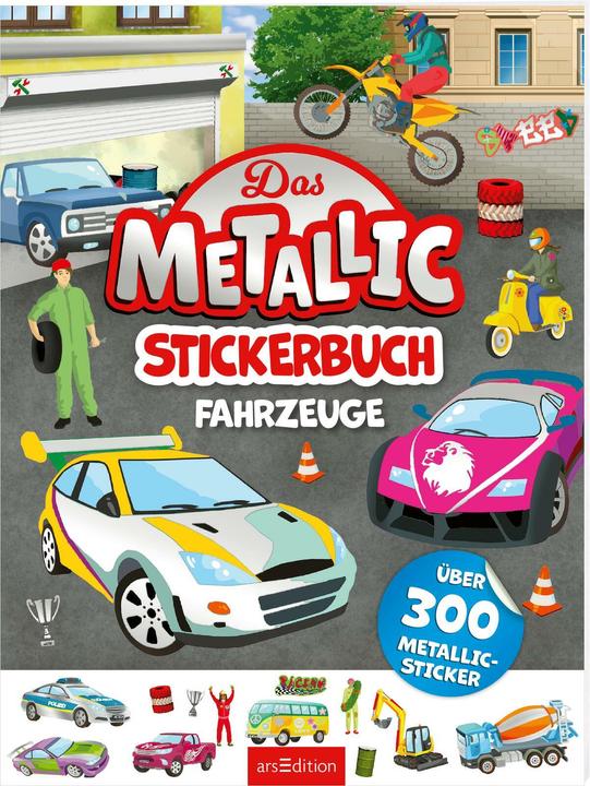 Produktbild Das Metallic-Stickerbuch – Fahrzeuge