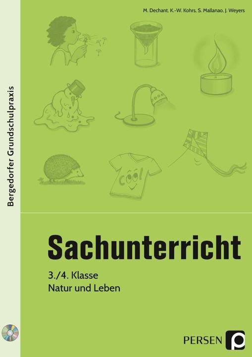 Produktbild Sachunterricht - 3./4. Klasse, Natur und Leben (Deutsch, K. -W. Kohrs, Karl-Walter Kohrs, M. Dechant, Shyreenua, 2022)