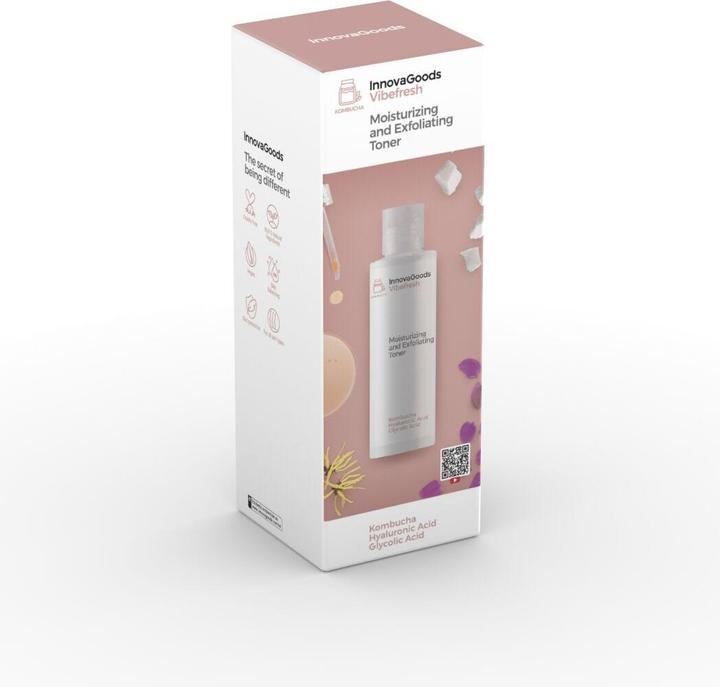 Produktbild InnovaGoods Feuchtigkeitsspendendes Gesichtswasser mit Peeling-Effekt Kombucha Vibefresh 150 ml (Gesichtswasser, 150 ml)