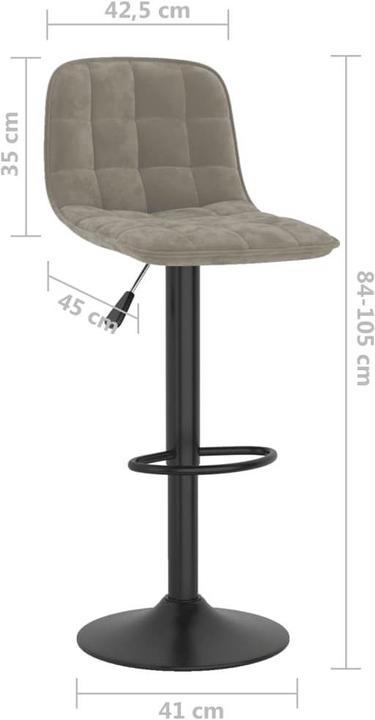 Produktbild vidaXL Barstuhl