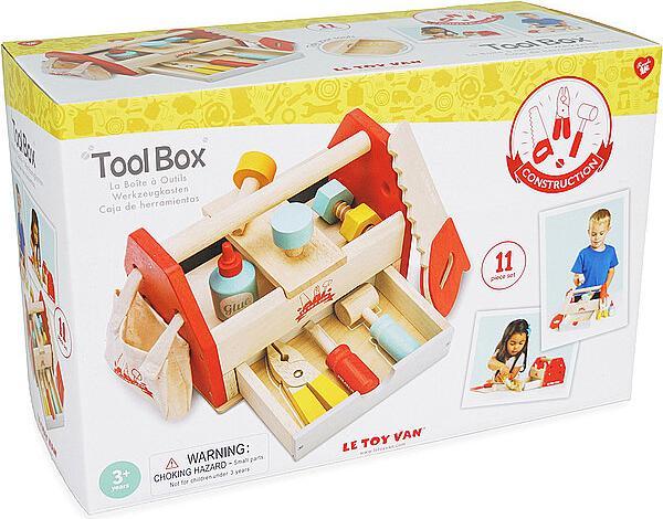 Actual product image Le Toy Van Toolbox with tools