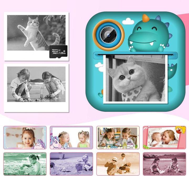 Produktbild Wozinsky WDT-04 Thermodrucker-Kamera für Kinder – grün