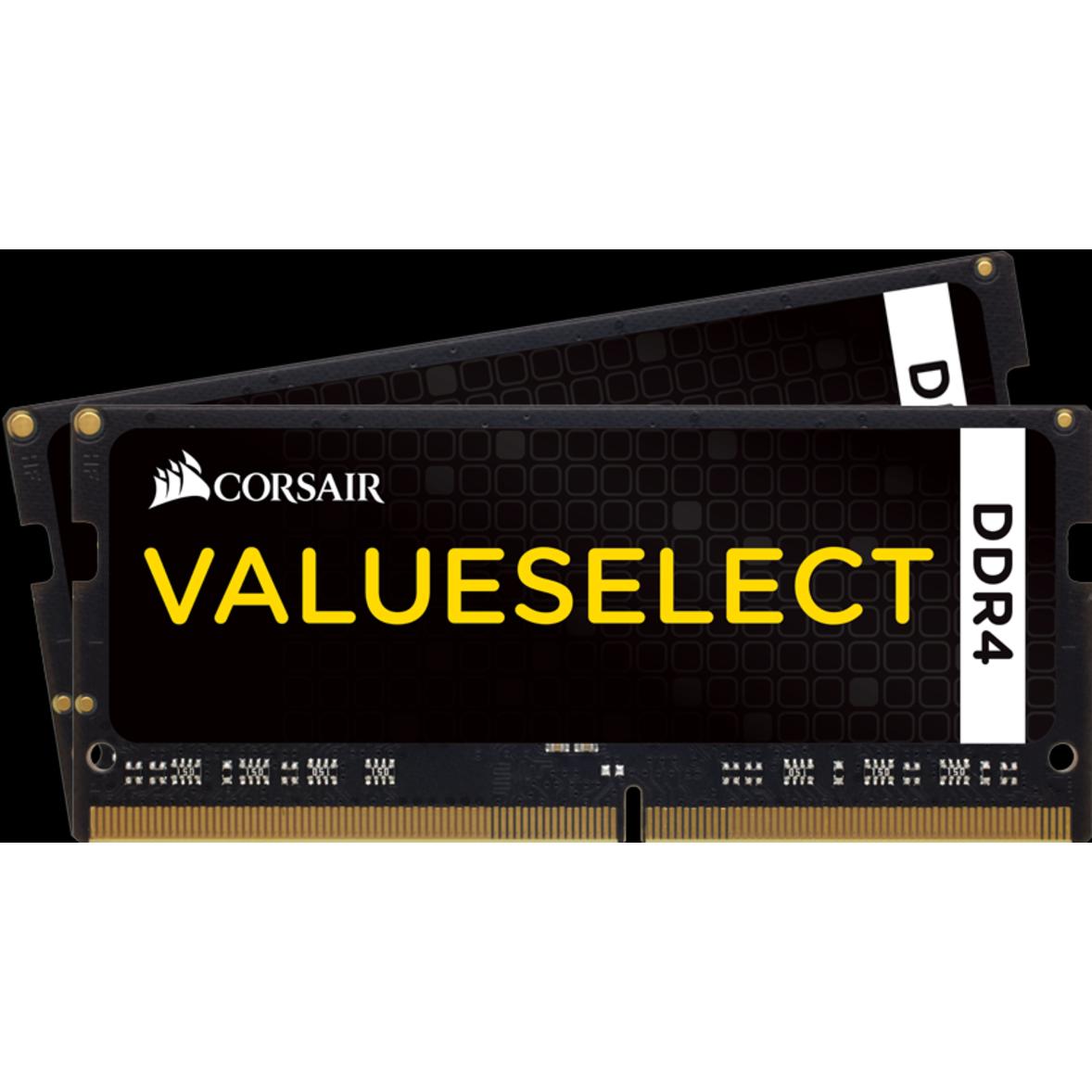 Thumbnail - Corsair Value Select (2 x 8GB, 2133 MHz, DDR4-RAM, SO-DIMM), RAM, Schwarz