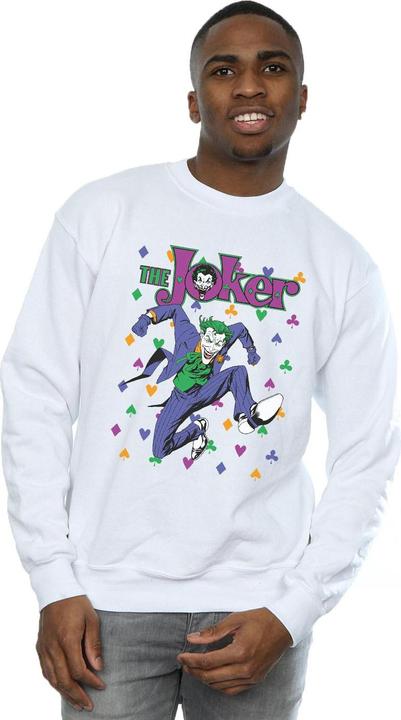 Actual product image Mens Batman Joker Cards Jump Cotton Sweatshirt (5XL)
