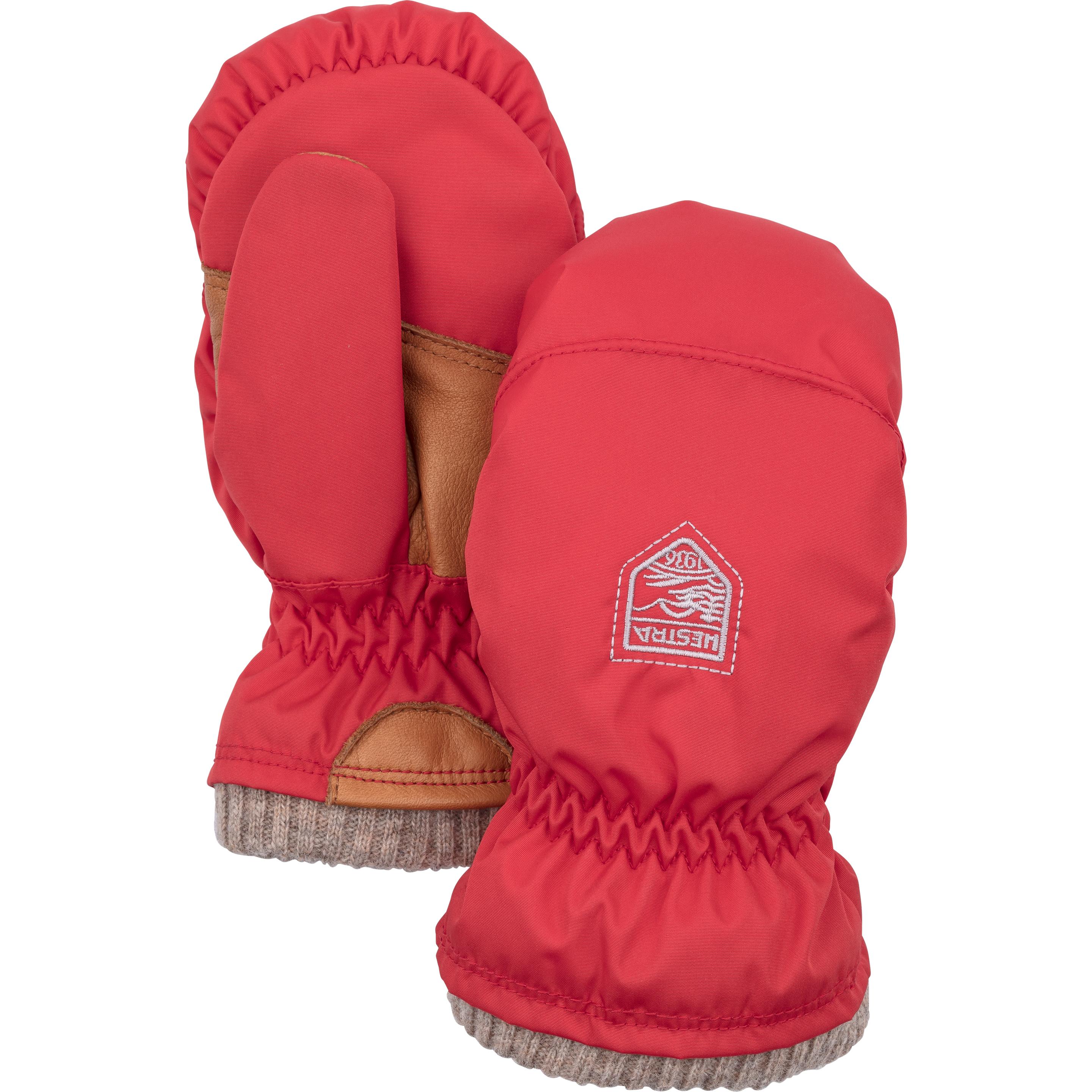 Hestra, Herren, Handschuhe, Kid's My First Mitt, Rot, (3)
