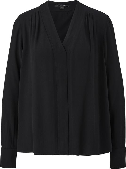 Immagine prodotto Comma Bluse Crêpe-Bluse mit Plisseefalte (34)