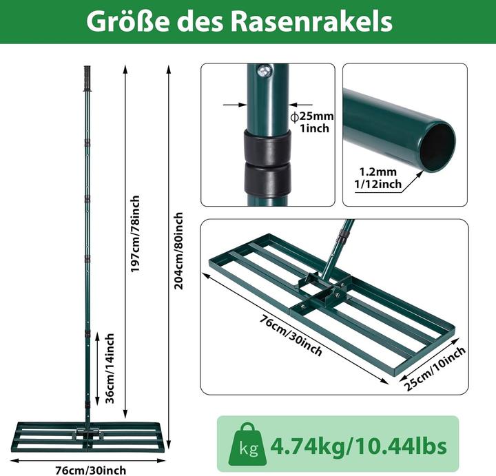 Actual product image Signstek Rasenrakel