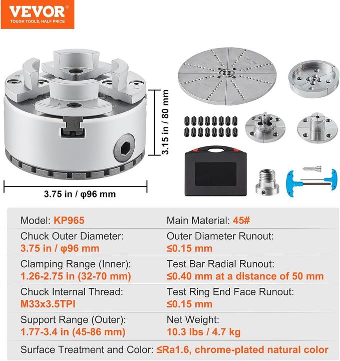 Image du produit Vevor Morsetto per Tornio