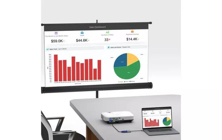 Produktbild Marmitek Adapter Connect USB-C > VGA (USB Typ-C, 15 cm)