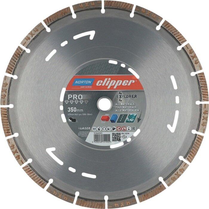 Immagine prodotto Norton Clipper Disco diamantato Pro 4x4 Explorer Ø 350x20 mm