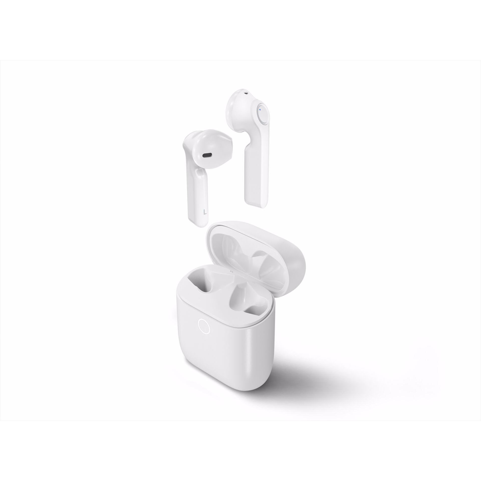Panasonic True Wireless-Ohrhörer RZ-B100WDE-W In-Ear, Weiss (keine Geräuschunterdrückung, 4 h, Kabel